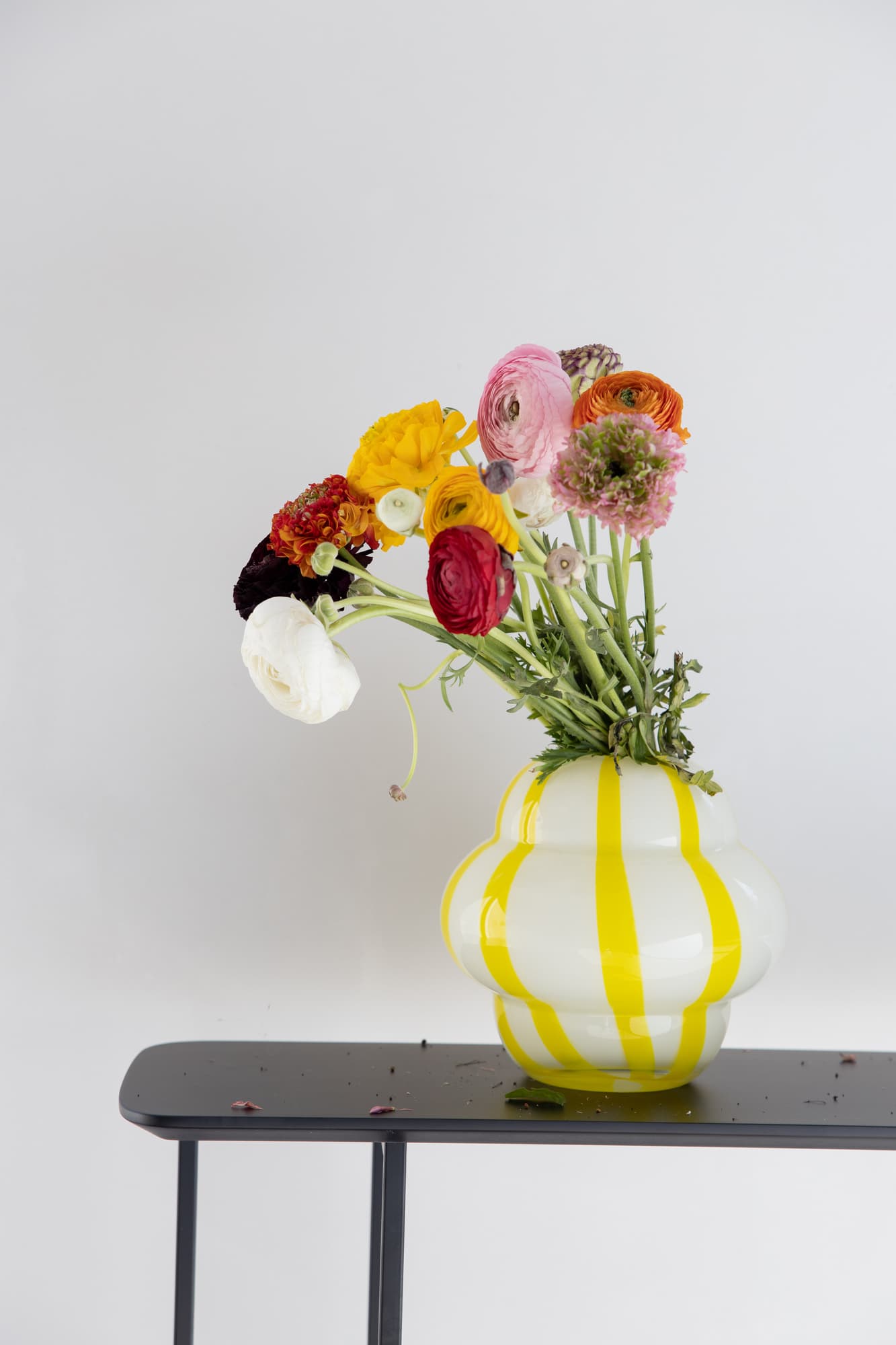 Vase Curlie Yellow – bilde 2