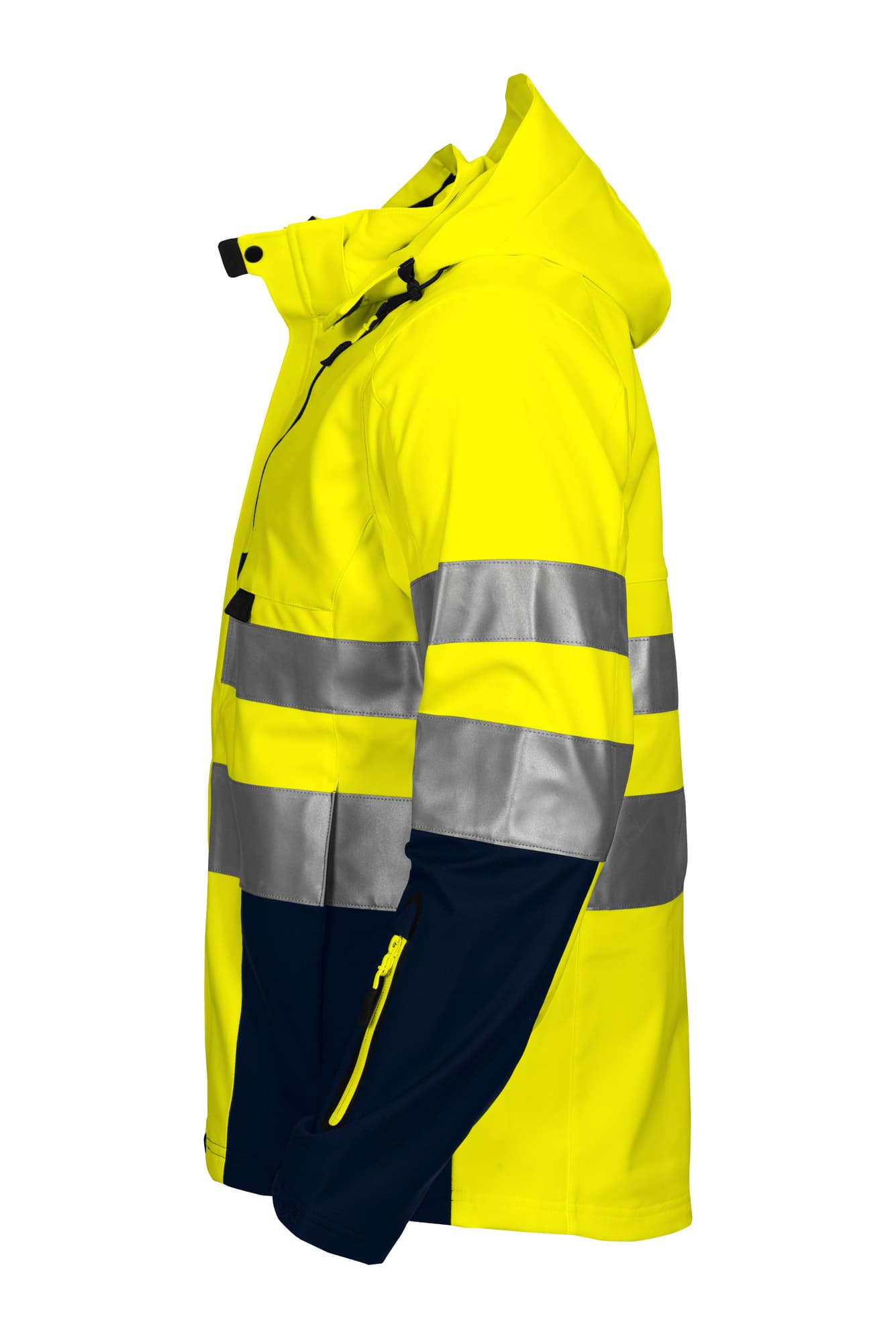 6419 Softshelljakke EN ISO 20471 Kl 3/2 – bilde 3